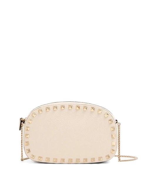 Valentino Garavani Rockstud embellished cross bag - Neutrals