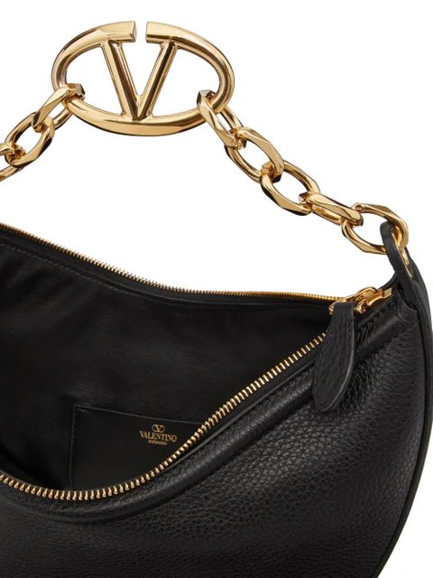 Valentino Garavani small VLogo Moon shoulder bag - Black