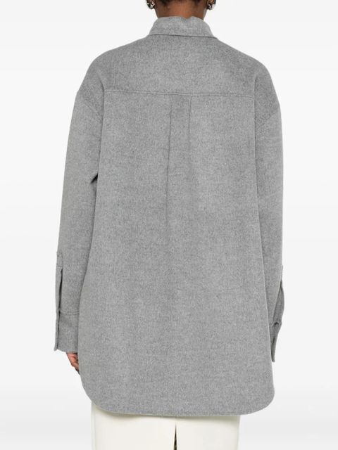 Sportmax wool shirt jacket - Grey