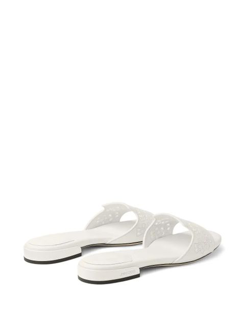 Jimmy Choo Ariane flat sandals - White