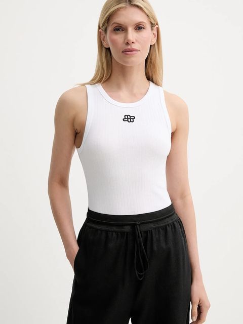 MUNTHE top bawełniany TEZZA kolor biały 247113124764 - zdjęcie produktu nr 1