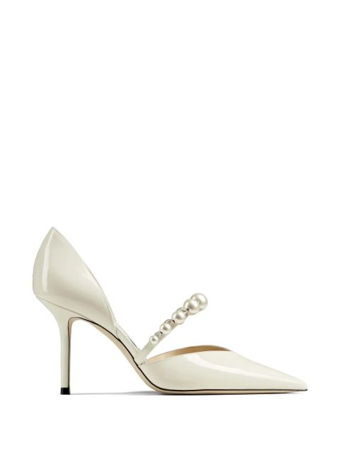 Jimmy Choo Aurelie patent pumps - White - zdjęcie produktu nr 1