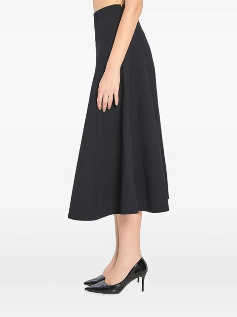Jacquemus flared midi skirt - Black