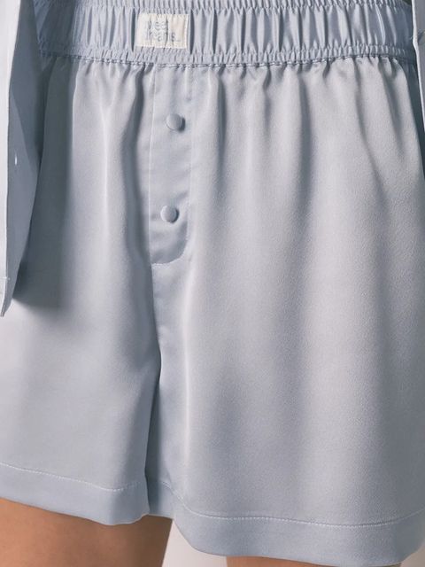 women'secret piżama damska kolor niebieski satynowa 2542474