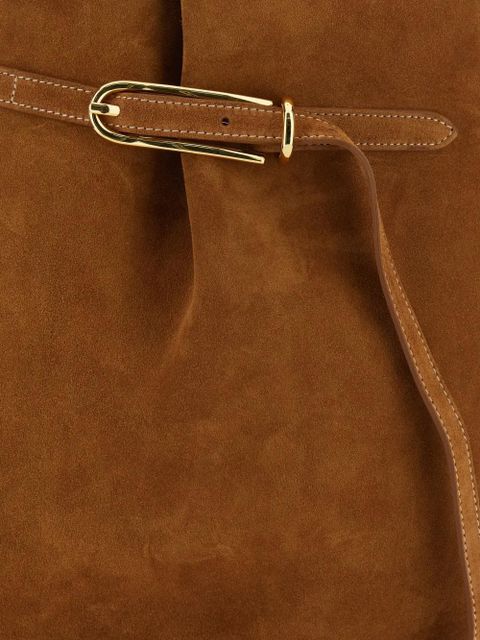 Liffner large buckle-detail shoulder bag - Brown