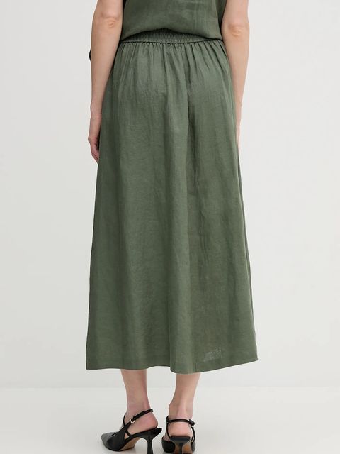 United Colors of Benetton spódnica lniana