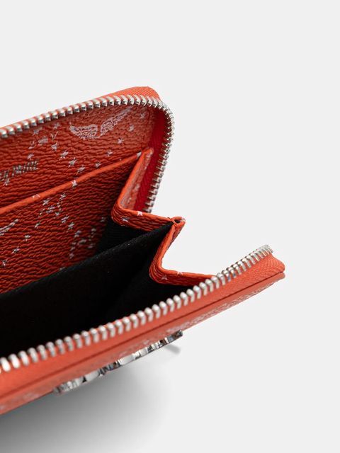 ZADIG&VOLTAIRE portfel damski kolor pomarańczowy LWSG03640