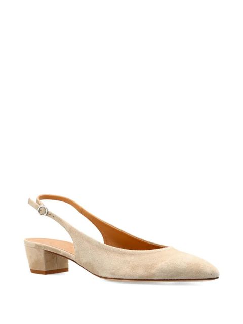Aeyde celeste slingback leather pumps - Neutrals