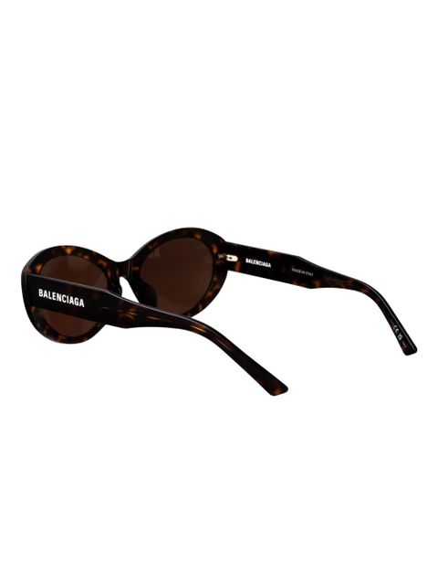 Balenciaga Eyewear oval-frame sunglasses - Brown
