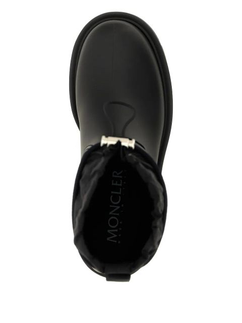 Moncler drawstring embosssed-logo rain boots - Black - zdjęcie produktu nr 2