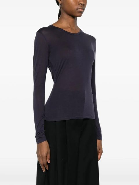 ANINE BING Sylvie long-sleeve T-shirt - Blue