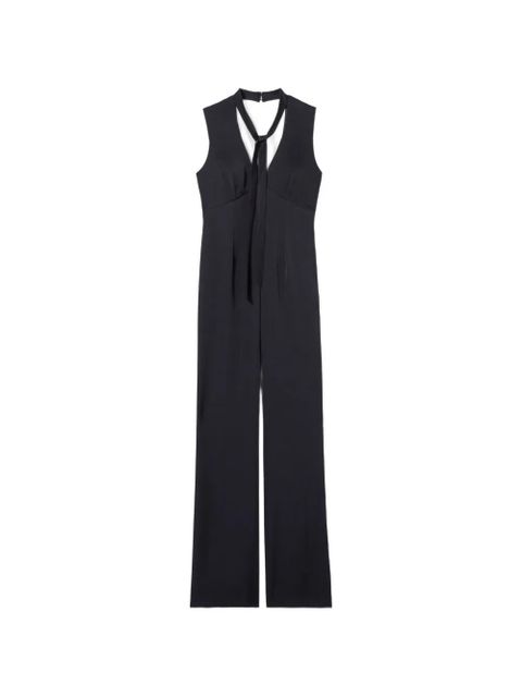 Claudie Pierlot tie neck jumpsuit - Blue - zdjęcie produktu nr 1