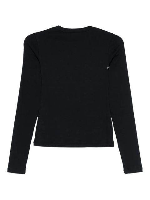 Aya Muse long-sleeve T-shirt - Black