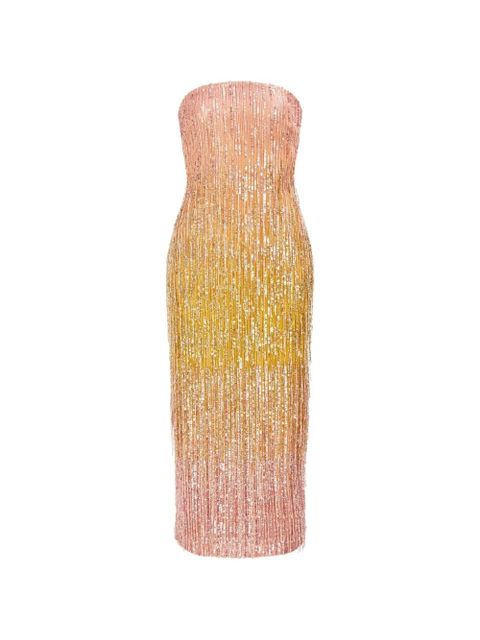 Aje Amulet sequin-embellished midi dress - Pink - zdjęcie produktu nr 1