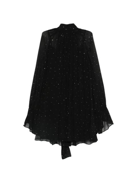 STAUD Roux tie mini dress - Black - zdjęcie produktu nr 1