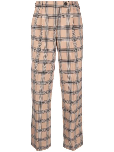 ZIMMERMANN Luminosity checked tailored trousers - Neutrals - zdjęcie produktu nr 1