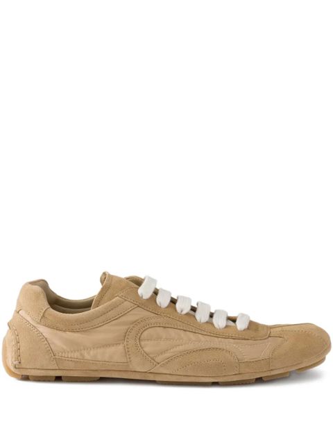 Prada suede panel sneakers - Neutrals - zdjęcie produktu nr 1