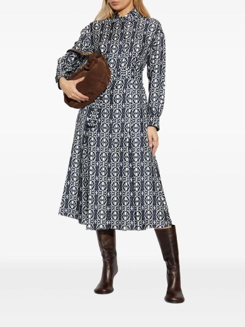 Max Mara Esploso patterned dress - Blue