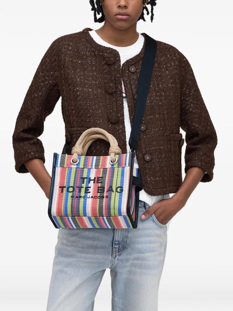 Marc Jacobs The Small Stripe Mesh Rope tote bag - Red - zdjęcie produktu nr 2