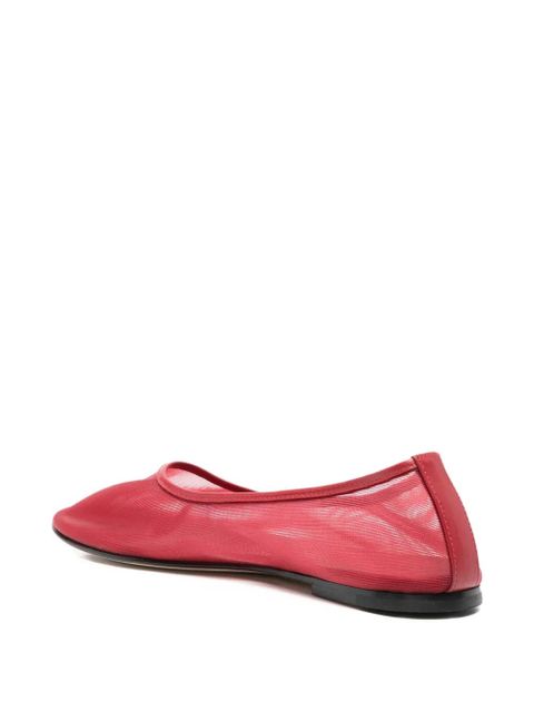 Dear Frances round-toe ballet flats - Red