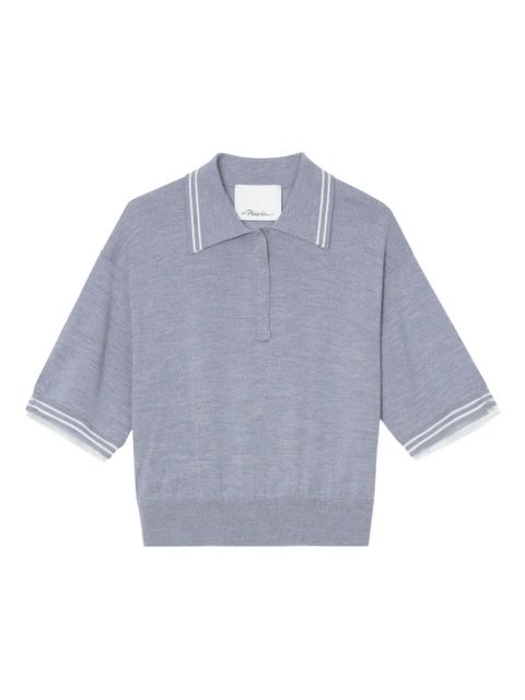 3.1 Phillip Lim short-sleeve merino T-shirt - Grey - zdjęcie produktu nr 1