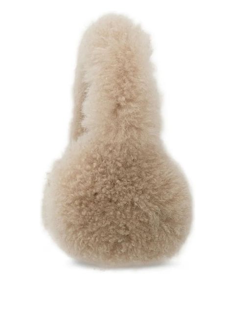 Yves Salomon lamb-shearling earmuffs - Neutrals - zdjęcie produktu nr 2