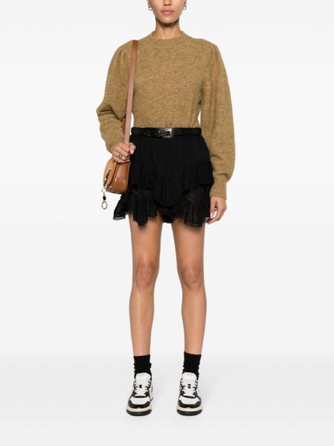 MARANT ÉTOILE Onnie brushed-effect jumper - Yellow - zdjęcie produktu nr 2