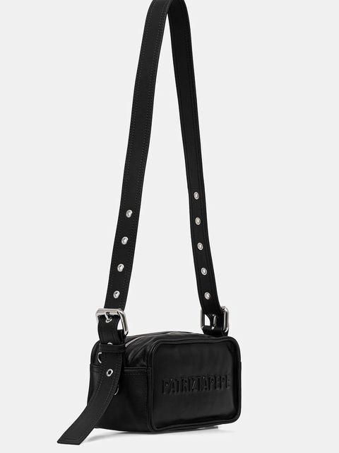 Patrizia Pepe torebka skórzana kolor czarny 2B0153 L113 - zdjęcie produktu nr 2