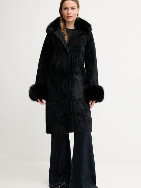 Joseph Ribkoff płaszcz kolor czarny 243923F25 - zdjęcie produktu nr 1