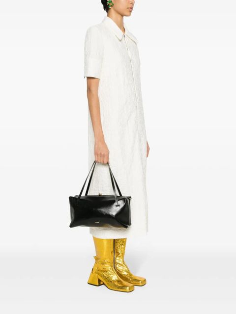 Jil Sander Goji leather shoulder bag - Black - zdjęcie produktu nr 2