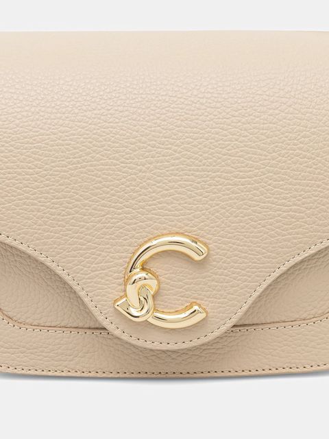 Coccinelle torebka skórzana kolor beżowy E1 SSL 15 01 01