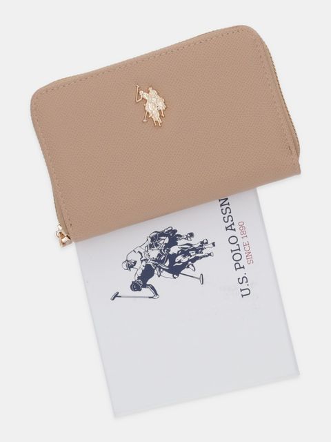 U.S. Polo Assn. portfel Jones damski kolor beżowy WEUJE8659WVP