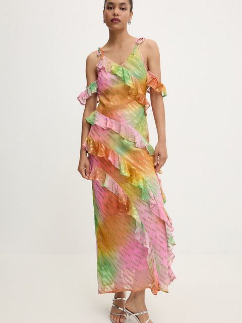 Never Fully Dressed sukienka Faro Dress maxi dopasowana NFDDR1547 - zdjęcie produktu nr 1