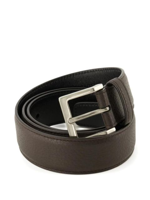 Saint Laurent square-buckle belt - Brown