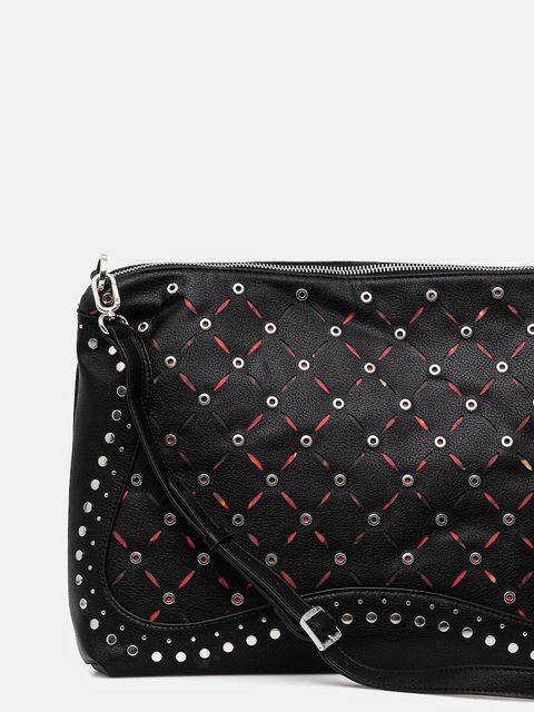 Desigual torebka YANKEE LEIRIA MINI BL kolor czarny 25WAXP37