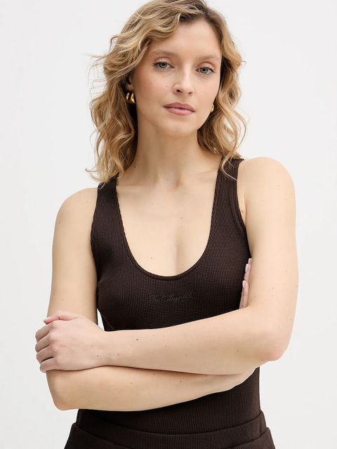 Karl Lagerfeld top bawełniany HOTEL KARL