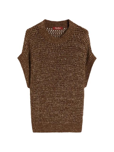 Max Mara openwork top - Brown - zdjęcie produktu nr 1