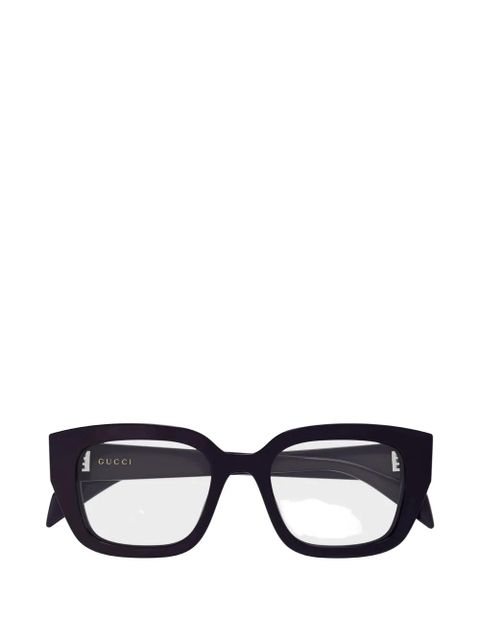 Gucci Eyewear square-frame glasses - Purple - zdjęcie produktu nr 1