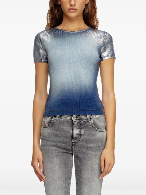 Diesel T-Ele-Long-Q1 T-shirt - Blue