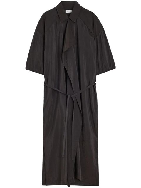 LEMAIRE Asymmetrical shirt dress - Black - zdjęcie produktu nr 1