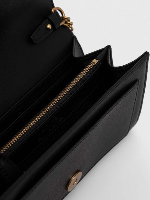 Pinko torebka kolor czarny 100062.A0F1 - zdjęcie produktu nr 2