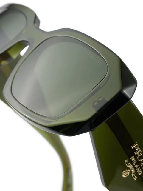 Prada Eyewear Symbole sunglasses - Green - zdjęcie produktu nr 2