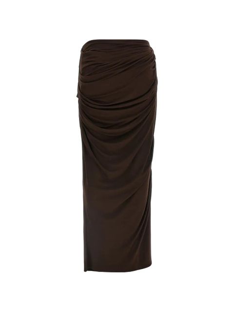 ENTIRE STUDIOS drape maxi skirt - Brown - zdjęcie produktu nr 1