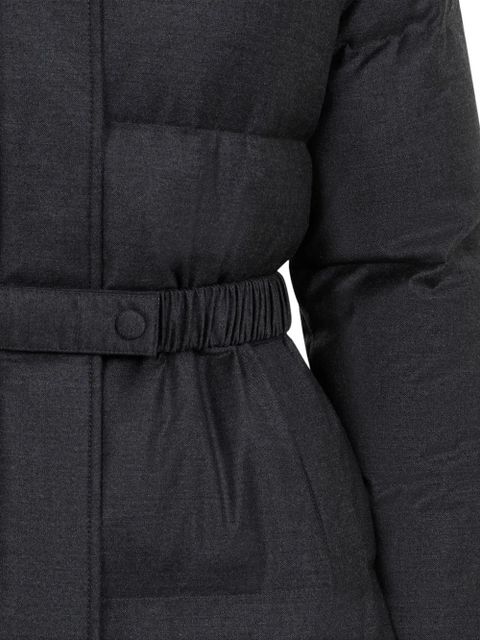 Yves Salomon quilted coat - Grey