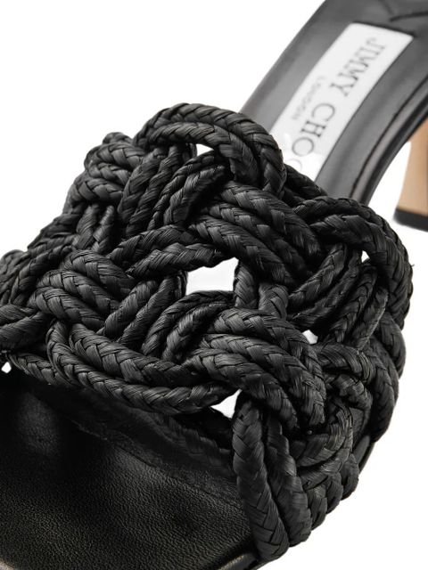 Jimmy Choo 70mm Chara mules - Black