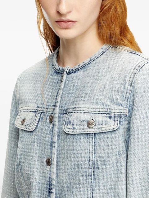Diesel button-fastening denim jacket - Blue