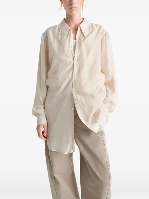 LEMAIRE chiffon shirt - Neutrals