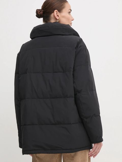 Dkny kurtka damska kolor czarny zimowa oversize D2G4A179