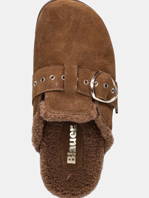 Blauer kapcie zamszowe GLADE kolor brązowy F5GLADE04/SUF