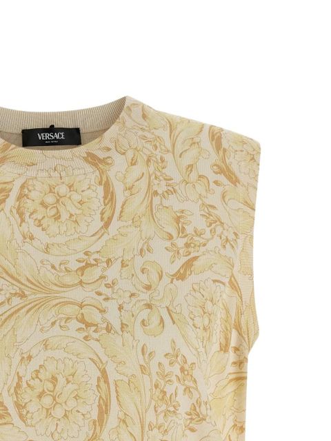 Versace Barocco patterned vest - Gold